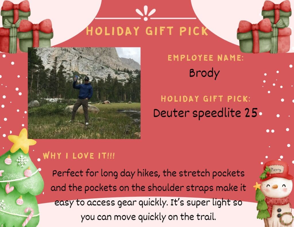 A holiday gift pick for the employee