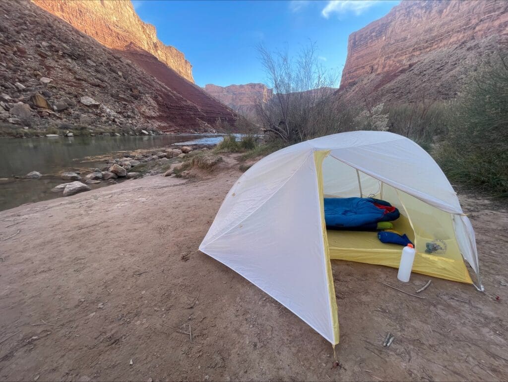 peace surplus choosing a tent